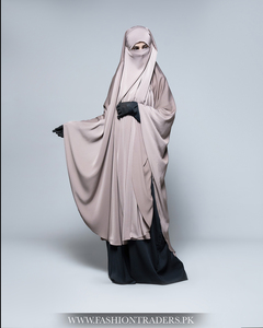 Nuevo Hiyab Khimar Largo y Modesto de Poliéster Transpirable, Hecho a Medida, Ajuste Holgado, Extra Ancho, con Logotipo de Marca, Venta al Por Mayor a Bajo Precio - Product Image 3