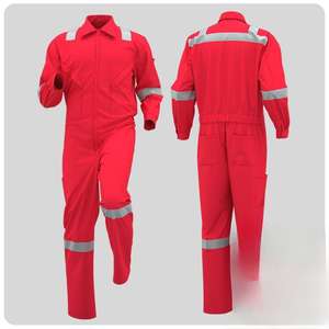 Vêtements de travail classiques pour hommes Combinaison de travail certifiée EN à séchage rapide en coton pour chantier de construction extérieur et utilisation en usine - Product Image 1