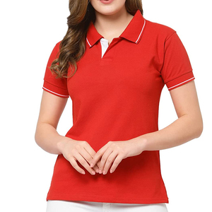 Alta calidad Simple verano gran oferta Golf Polo mujer camisa para algodón Polos con logotipo personalizado venta al por mayor ropa Casual - Product Image 4