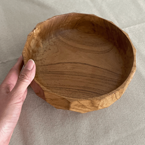 Ensaladera de madera de acacia de estilo agradable, nuevo diseño, cuenco de madera Natural de alta calidad, utensilios de cocina, venta al por mayor de Vietnam - Product Image 4