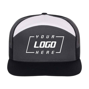 2025 nouveau gros 5 panneau mousse camionneur chapeau 100% coton haute qualité toile décontracté brodé Logo personnalisé perle réglable maille - Product Image 1