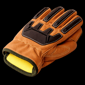 Guantes de Trabajo de Cuero Resistentes a Impactos con Protección de Nudillos de TPR para Tareas Industriales Pesadas, Duraderos para la Seguridad de las Manos - Product Image 4