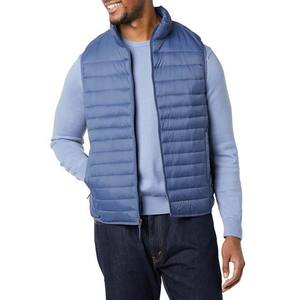 Custom OEM Design Men's Casual Puffer Vest & <b>Waistcoat</b> Street-wear Warm <b>Quilted</b> Solid Color Bubble Vest Breathable Stand Collar - Product Image 2