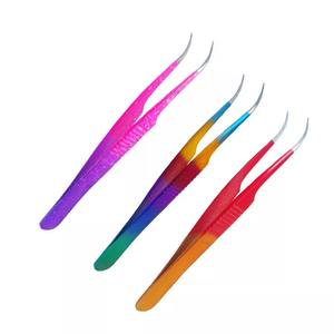 แหนบต่อขนตาสแตนเลส ODM,แหนบต่อขนตาปลอมโลโก้ตามสั่งเครื่องมือสำหรับความงาม - Product Image 3