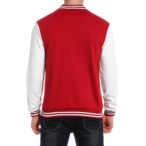 Venta al por mayor por encargo impreso su propio logotipo gran oferta ropa de invierno manga de cuero precio razonable nueva chaqueta universitaria para hombres - Product Image 3