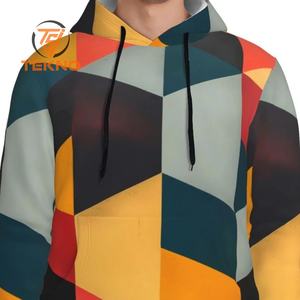 Gran oferta, Sudadera con capucha con logotipo personalizado para hombre, Sudadera con capucha de gran tamaño sublimada a la moda con colores de contraste, teñida Lisa para uso en invierno - Product Image 3