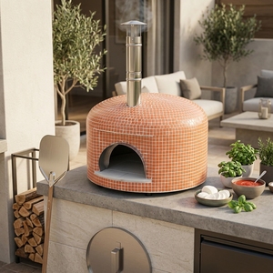Ce four à bois résistant aux intempéries apporte la magie de la cuisine de l'Ancien <span class=keywords><strong>Monde</strong></span> à votre espace extérieur. - Product Image 2