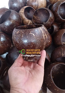 Taza de coco hecha a mano ecológica/tazas de coco naturales/taza de Coco para bebidas hechas en Vietnam - Product Image 3