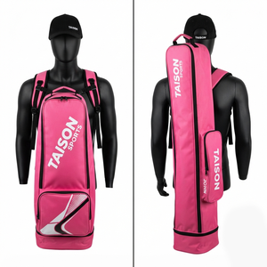 Bolsa Deportiva de Tenis TAISON SPORTS TS-SP-0293 Premium, 300 GSM, 600D, PU Oxford, 30-40L, Negra con Panel Amarillo, Logotipo Personalizado Impreso - Product Image 3