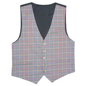 Chaleco de tartán escocés para hombre de calidad superior OEM al por mayor Chaleco de tartán de secado rápido escocés elegante para hombre - Product Image 2