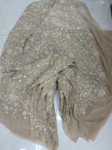 Tela de bordado Net Embroidery CutDana, ancho de 44 pulgadas, para usar en vestidos, saris, lehengas, etc. - Product Image 3