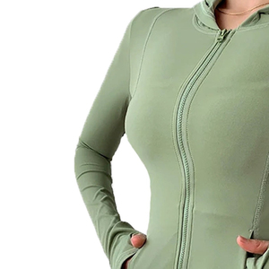 Chaqueta Deportiva de Primavera para Mujer al por Mayor, Multicolor, Cómoda, con Cremallera, para Correr, con Bolsillo, para Yoga, Servicio OEM - Product Image 6