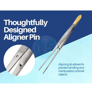 Kẹp băng vết thương thẳng có răng cưa bằng thép không gỉ dùng cho các ứng dụng y tế Kẹp băng vết thương thẳng có răng cưa đầu nhọn - Product Image 5