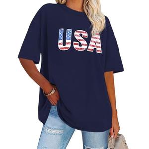 Camiseta Oversize Ecológica para Mujer, Estilo Casual Urbano, con Marca Personalizada, Transpirable y de Secado Rápido - Product Image 1