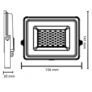 Optonica 30W SMD IP65 proiettore LED corpo bianco con 15 cm cavo 4000K temperatura colore lampada IP luci di inondazione - Product Image 3