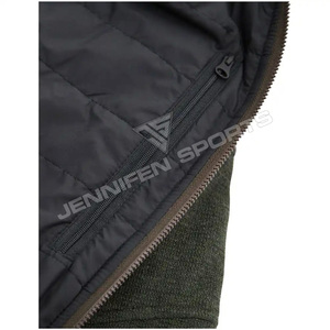 Vêtements de chasse pour hommes fabriqués en usine OEM, matériau durable de haute qualité, respirant, élégant, veste de chasse d'hiver 100% laine - Product Image 5