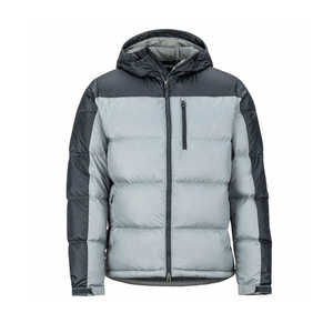 OEM Custom Men's Winter Puffer <b>Jacket</b> High Street Style Screen Printing on <b>Canvas</b> Polyester down - Product Image 1