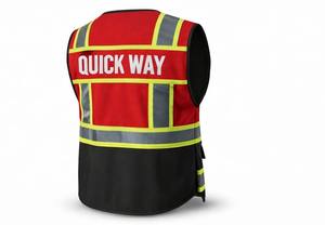 เสื้อกั๊กนิรภัยสะท้อนแสงมองเห็นได้ชัดเจนสำหรับงานก่อสร้างและใช้งานในอุตสาหกรรมอย่างรวดเร็ว - Product Image 2