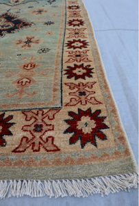 Handmade Oushak Woolen <b>Rug</b> Turkish Knot Design Hand Knotted Set of KNOTS for Living Room Bedroom Any Room - Product Image 2