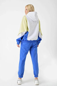 <b>Women's</b> Lightweight Printed Breathable Eco-Friendly Track Suit <b>Long</b> <b>Sleeve</b> <b>Top</b> Bottom Quick-Dry Multi-Color Spliced Plain Design - Product Image 4