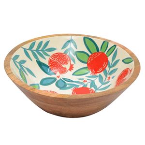 Bol de service en bois pour salades et fruits 9 pouces Plateau de bol à salade le plus vendu Taille personnalisée Fabriqué en Inde - Product Image 6