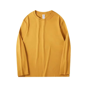 High Quality Graphic Tees Cotton Clothing <b>Long</b> Sleeve Unisex Printed <b>Tshirts</b> Custom Printed T-shirt for men - Product Image 5