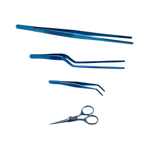 Meilleure vente Chef placage pince à épiler pince à épiler présentation de service en acier inoxydable pince à épiler décalée et ciseaux de cuisine par SIGAL MEDCO - Product Image 6