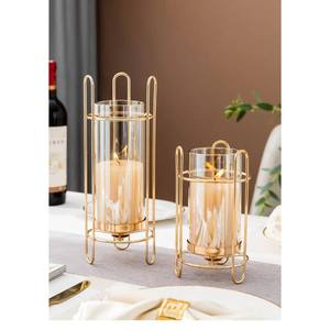Modern Metal & Glass Wedding <b>Candlestick</b> <b>Holder</b> Shiny Polished Decorative Item for Home and Wedding Decoration Stylish Design - Product Image 5
