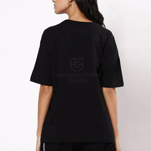 Camisetas de gran tamaño para mujer con estilo de alta calidad Precio al por mayor Camisetas de gran tamaño para mujer de nuevo diseño - Product Image 2