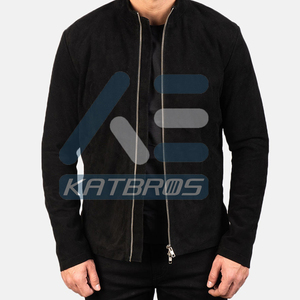 Chaqueta de Invierno Dinámica para Viajes Urbanos y Uso Diario, Chaqueta de Cuero de Gamuza para Hombre con Interior Cálido y Moderno - Product Image 6