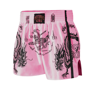 กางเกงมวยไทยแฟร์เท็กซ์สั่งทำพิเศษ คุณภาพสูง ดีไซน์ใหม่ พิมพ์ลาย ชุดออกกำลังกาย MMA สำหรับนักมวยอาชีพ ศิลปะการต่อสู้ ด้านหน้า - Product Image 3