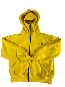 Sudadera con capucha y cremallera de doble CAPUCHA DE Hip Hop con pasamontañas High Street Fashion Letter Print Jacket para Otoño/Invierno - Product Image 2