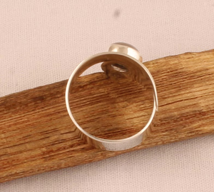 แหวนเงินสเตอร์ลิงปรับได้925ทำด้วยมือแหวนอัญมณีควอตซ์ดอกกุหลาบธรรมดาพร้อมบรรยากาศของขวัญคริสต์มาส - Product Image 5