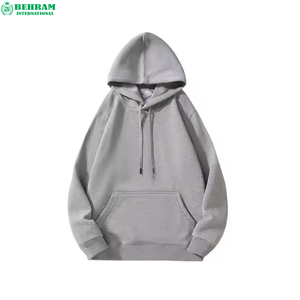 Sweat à capuche unisexe personnalisé en polyester thermique lourd, teint uni, bio et écologique, style streetwear, couleur dynamique - Product Image 3