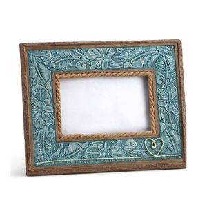 Cadre photo en bois traditionnel charme rustique fait à la main pour affichage photo table décoration murale mariage souvenir intemporel et cadeau - Product Image 2