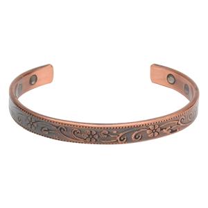 Cobre sólido de Estilo Vintage hecho a mano para pulsera Brazaletes en forma de estrella de alta pureza Joyería de boda con material principal de latón - Product Image 1