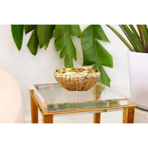 Bol à fruits en métal de qualité supérieure avec bol décoratif en acier inoxydable de style antique au look design moderne pour cadeaux - Product Image 4