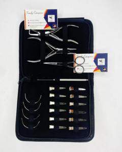 Nouvelle arrivée Kit d'extension de cheveux avec logo personnalisé Revêtement avec finition brillante argentée régulière Outils et accessoires pour cheveux durables - Product Image 5