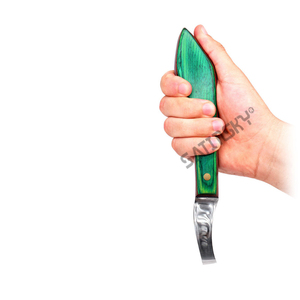 Cuchillo de pezuña de acero japonés de alta calidad para el cuidado de caballos muy afilado con bolsa de cuero para el cuidado de animales - Product Image 4