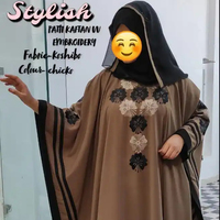 Ensemble deux pièces de style arabe musulman pour femme, nouvelle collection printemps-automne, grande taille, chemise à manches longues et pantalon, mode décontractée en polyester
