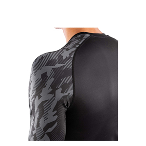 Mma Rash Guardท็อปส์ Rashguard Rush Guardเสื้ออัดแบบกําหนดเองสําหรับผู้ชายเสื้ออัดแขนยาว Rash Guard - Product Image 5