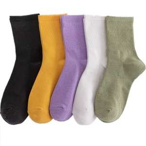 Calcetines de algodón duraderos, suaves, cómodos, transpirables, elásticos, deportivos, para hombres y mujeres, unisex, informales, para uso diario, calcetines de moda - Product Image 6