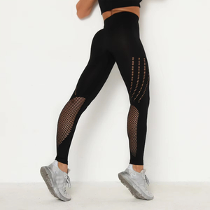 Leggings de yoga imprimés personnalisés pour femmes Pantalon de gym taille haute respirant OEM Fournisseur de vêtements de sport d'entraînement Leggings de sport - Product Image 1