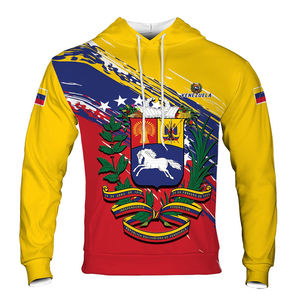 Custom Name Venezuela Coat of Arms <b>Hoodie</b> S-<b>5XL</b> High Quality Cotton Polyester Fleece 2025 <b>Hoodie</b> for Men Women - Product Image 2