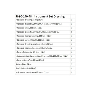 Juego de Instrumentos Manuales de Acero Inoxidable para Vendaje - Product Image 2