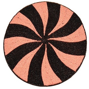 Pompones surtidos con flecos, accesorios de ropa, color rojo y azul, para la exportación de diamantes indios - Product Image 1