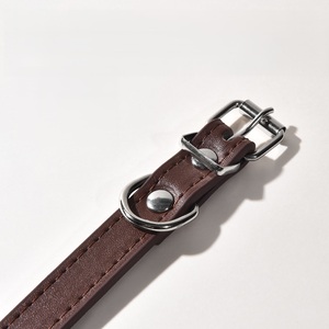 <span class=keywords><strong>Collar</strong></span> para Mascotas de PU de Color Sólido, Ajustable, Impermeable, de Cuero Sintético, para Cachorros, Perros y Gatos, Color Caramelo - Product Image 2