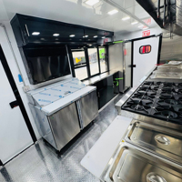 Remorque alimentaire entièrement équipée à vendre : Remorque mobile pour café et bar, Remorque pour glaces, Chariot à hot-dogs, Camion de restauration