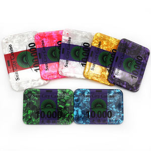 Plaques de brique de poker en acrylique personnalisables avec un design, un motif, une couleur et un logo personnalisés avec une taille et une qualité de casino standard - Product Image 4