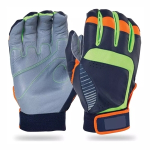 Recién llegado, guantes de bateo de béisbol profesionales, logotipo personalizado de cuero PU genuino 100%, último diseño a un precio razonable - Product Image 1